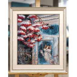 Cross stitch kit "Miracle behind the window" S1540