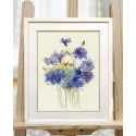 Fleurs bleues S1541