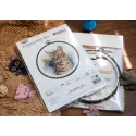 Cross Stitch Kit with Hoop Included The Bengal Cat 16x16cm SBC210