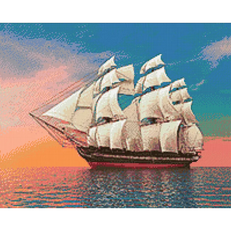 Ship in the sea 50*40 WD3050 (D)