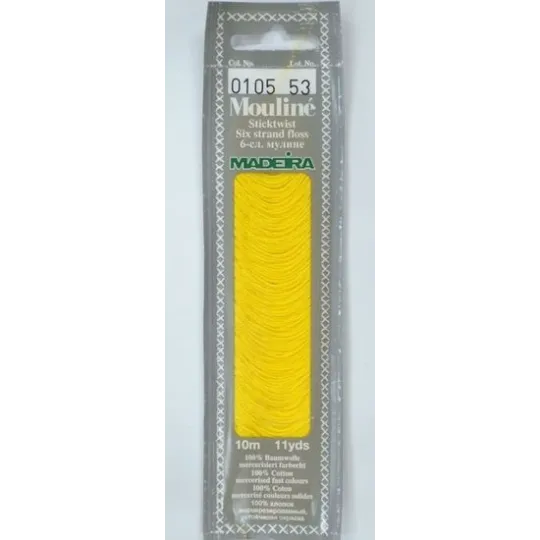 Medvilniniai siuvinėjimo siūlai, 10m M017/0105