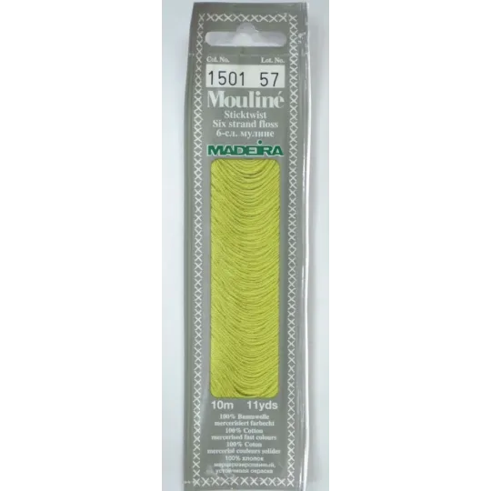 Cotton mouline threads 10m M017/1501