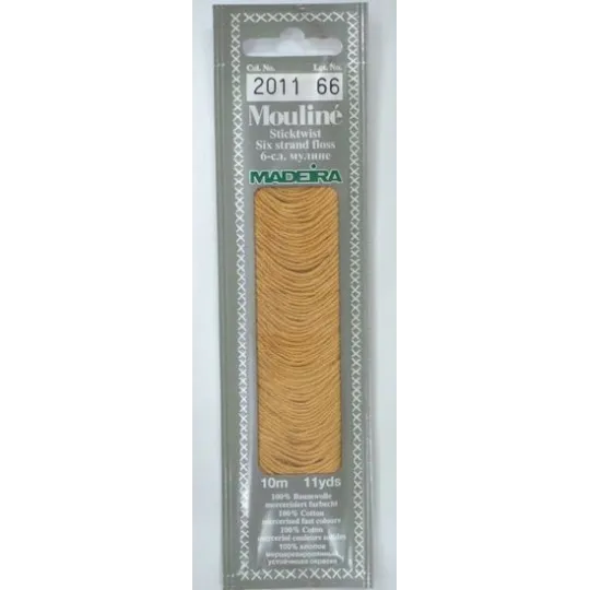 Fil à coudre mouliné en coton 10m M017/2011