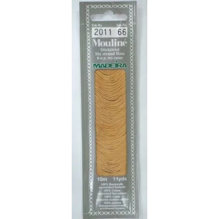 Fil à coudre mouliné en coton 10m M017/2011