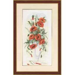 (Discontinued) Red poppies S/BR016