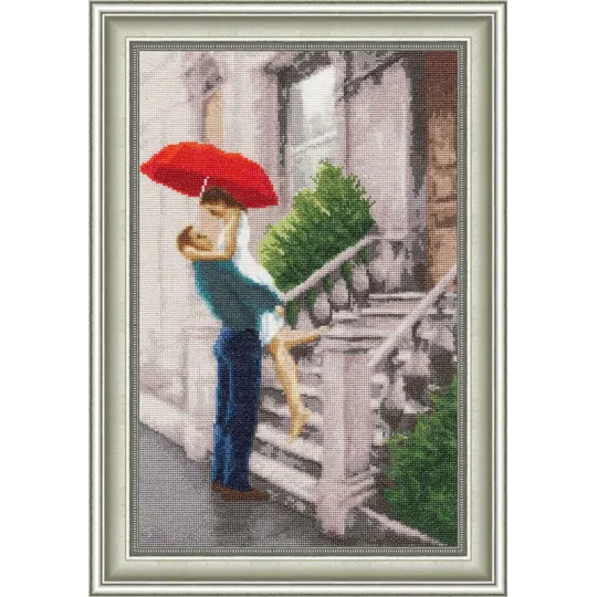 (Eingestellt) Kreuzstich-Set "Welcome Home" 34.2x21.9 cm S/CHM039