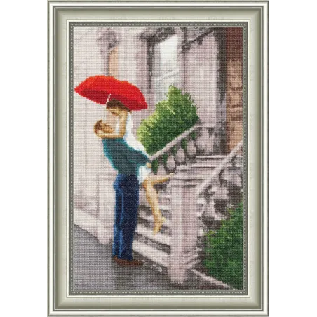 (Eingestellt) Kreuzstich-Set "Welcome Home" 34.2x21.9 cm S/CHM039