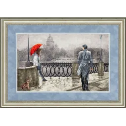 Cross stitch kit "White Nights" 26x42 cm S/GM040