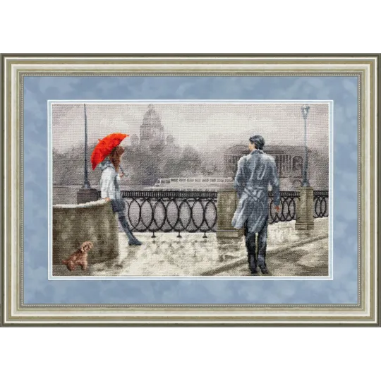 Cross stitch kit "White Nights" 26x42 cm S/GM040