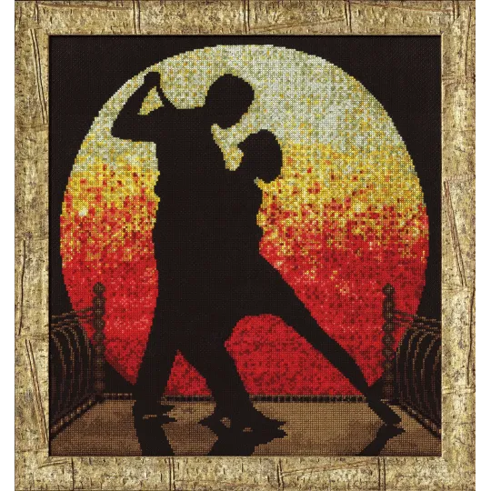 (Discntinued) Cross stitch kit "Tango" 37.3x35.5 cm S/S012