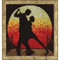 (Discntinued) Cross stitch kit "Tango" 37.3x35.5 cm S/S012