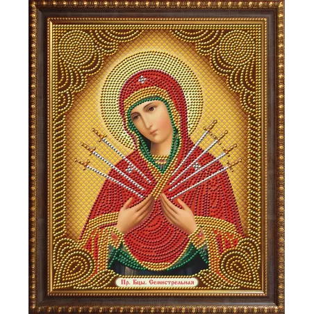 Deimantų tapybos rinkinys Ikona Septynios rodyklės 22*28 cm AZ-5011