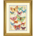 Kreuzstich-Set Schmetterlings Schönheit 25,4x35,5cm D70-35338