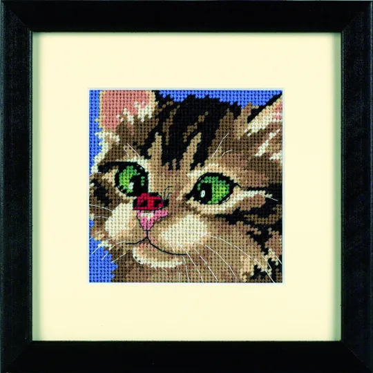 (Discontinued) Cross-Eyed Kitty D07206