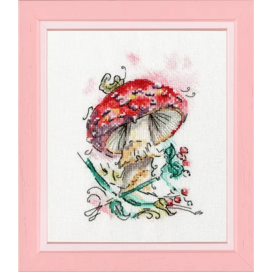 Kreuzstich-Set "Amanita" 14.5 × 10.6 cm S/M011