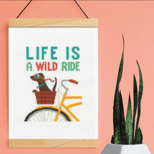 (Discontinued) Life is a Wild Ride Banner D72-75466