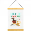 (Nicht mehr lieferbar) Das Leben ist ein wilder Ritt Banner D72-75466