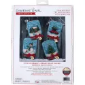 Kit de point de croix « Décorations de Noël en pot » D70-08997