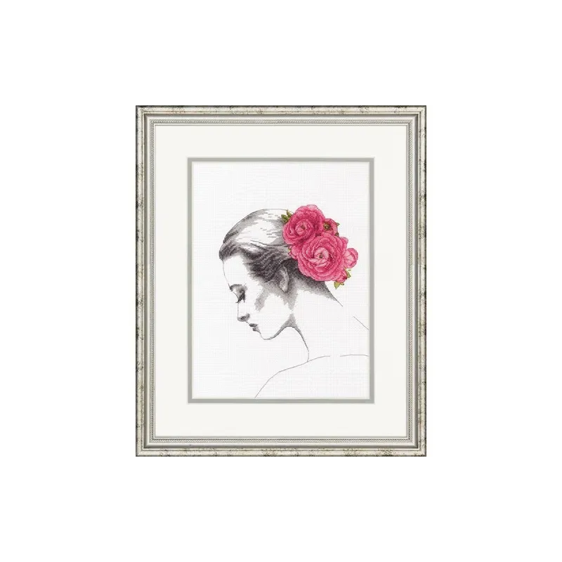 Cross stitch kit "Floral Portrait"  D70-35379