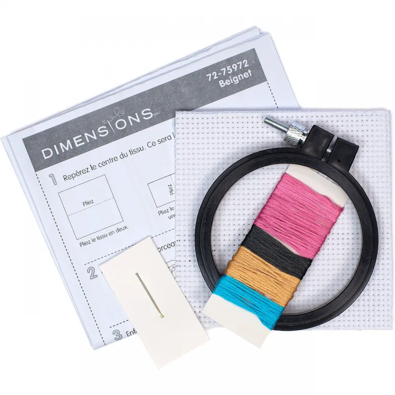 Cross dstitch kit with hoop "Donut" D72-75972