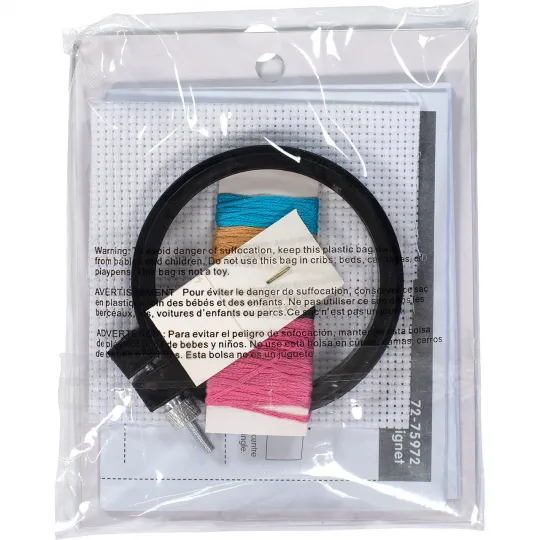 Cross dstitch kit with hoop "Donut" D72-75972