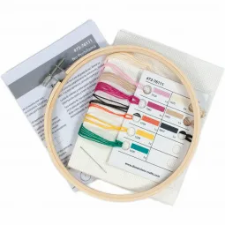 Cross stittch kit with hoop "No Probllama" D72-76111