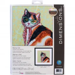 Siuvinėjimo kryželiu rinkinys „Mama Cat“ D70-35395