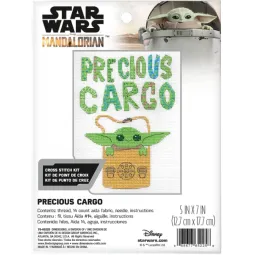 Kit point de croix "Precious Cargo" Star Wars The Mandalorian D70-65225
