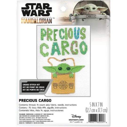 Kreuzstich-Set "Precious Cargo" Star Wars The Mandalorian D70-65225