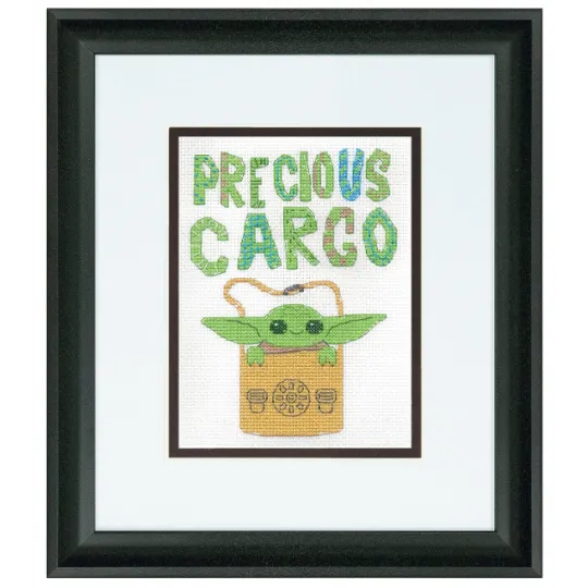 Набор для вышивания крестиком "Precious Cargo" Star Wars The Mandalorian D70-65225