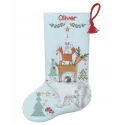 Cross stitch kit Christmas Stocking "Woodland stask" D70-09601