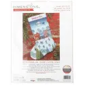 Kreuzstich-Set Weihnachtsstrumpf "Skaiting" D70-09602