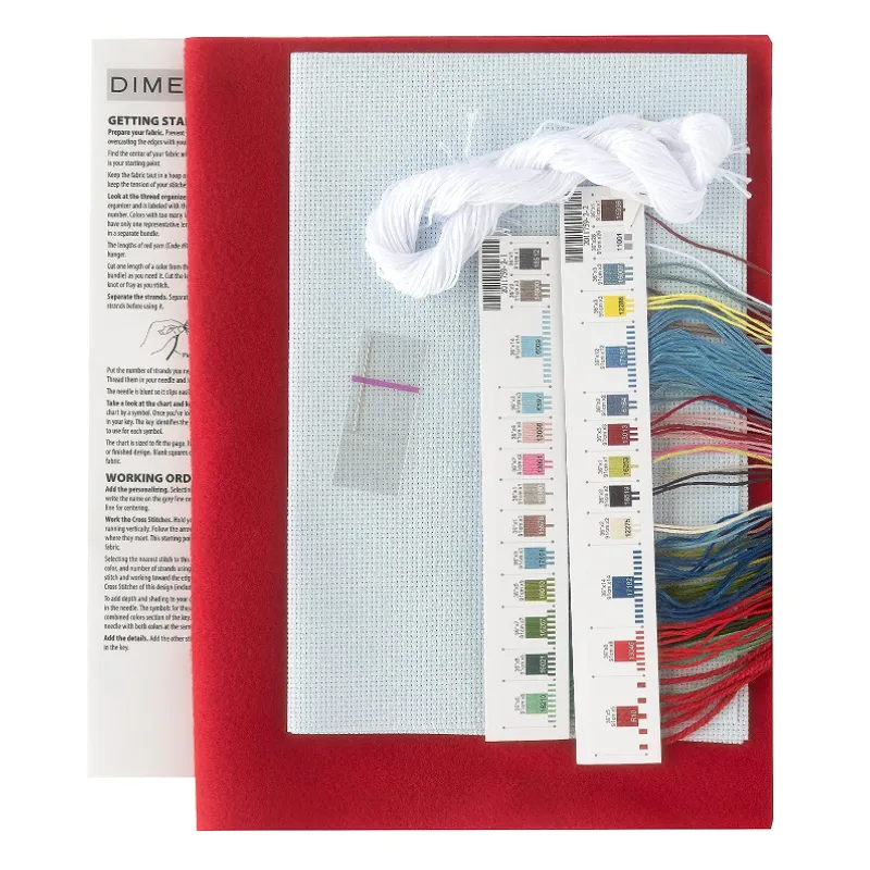 Cross stitch kit Christmas Stocking "Skaiting" D70-09602