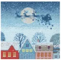 Kreuzstich-Set Weihnachtsstrumpf "Skaiting" D70-09602