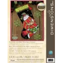 Kreuzstich-Set "Schneemann und Bär" Weihnachtsstrumpf D71-09151