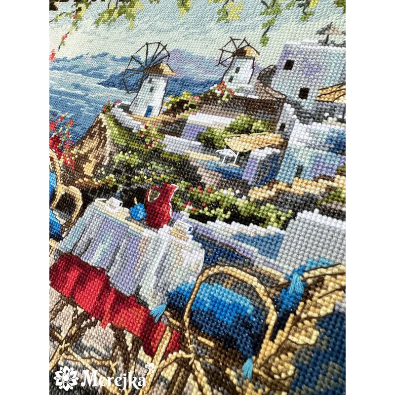 Santorin. Blick von der Terrasse 38,5x29 SK230