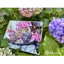 Two Owls in Spring Blossom 38x29 cm SK228