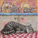 When The Cat Sleeps 27x27 cm SLETIL8072