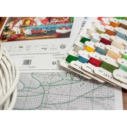 Vorbereitung auf Weihnachten 42x30 cm SLETIL8074