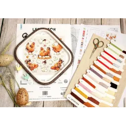 Куры в крапинку 33x30 см SLETIL8819