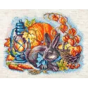 Automne avec un lapin 25x20 cm SLETIL8998