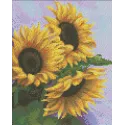 Diamond painting Kit "3 Sunflowers" 24*30 cm AM1454