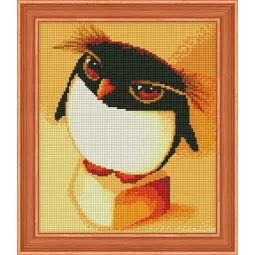 SALE (Paskutinis prekę sandėlyje, Nustojo gaminama) Deimantų paveikslėlio rinkinys Pingvinas 25x30 cm AZ-366