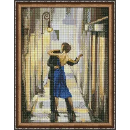 (Eingestellt) Diamond Painting Kit Tanz auf der Straße 30х40 cm AZ-1304