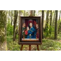 Kit de point de croix "La Madone devant le calice avec le sacrement 1841" 57 x 41,5 cm S/MK062