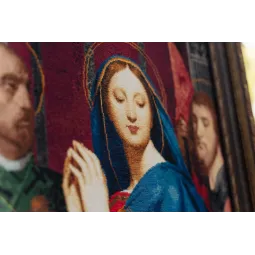 Kreuzstich-Set "Madonna vor dem Kelch mit dem Sakrament 1841" 57 x 41,5 cm S/MK062