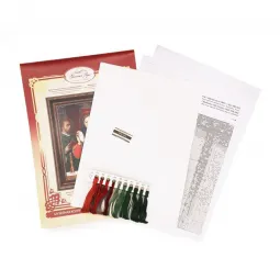 Cross stitch kit "Madonna in front of the chalice with the sacrament 1841" 57 x 41,5 cm S/MK062