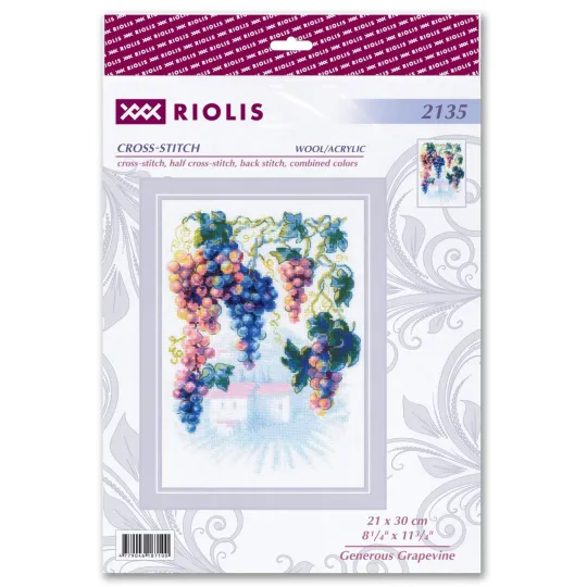 Cross stitch kit Generous Grapevine 21x30 SR2135