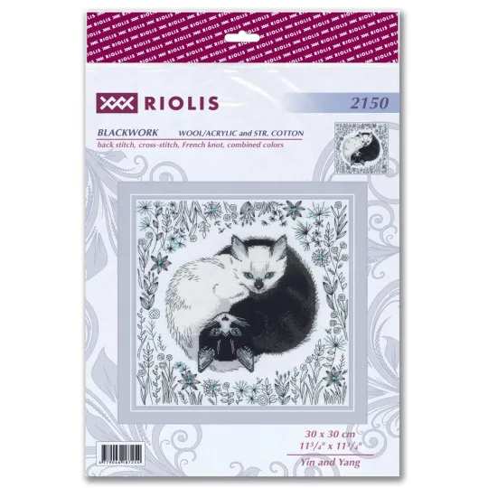 Cross stitch kit Yin and Yang 30x30 SR2150