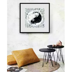 Набор для вышивания крестиком Инь и Ян 30x30 SR2150